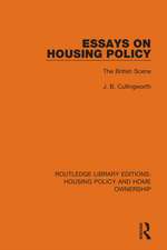 Essays on Housing Policy