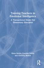 Training Teachers in Emotional Intelligence: A Transactional Model For Elementary Education