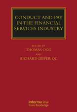 Conduct and Pay in the Financial Services Industry