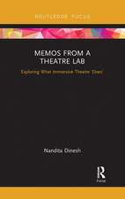 Memos from a Theatre Lab