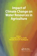 Impact of Climate Change on Water Resources in Agriculture