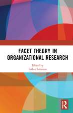 Facet Theory in Organizational Research