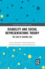 Disability and Social Representations Theory: The Case of Hearing Loss