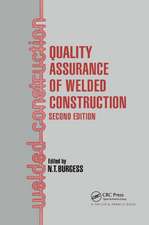 Quality Assurance of Welded Construction