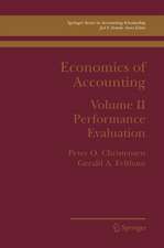 Economics of Accounting: Performance Evaluation