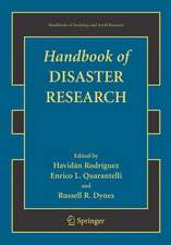 Handbook of Disaster Research