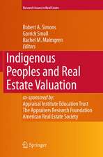 Indigenous Peoples and Real Estate Valuation