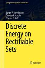 Discrete Energy on Rectifiable Sets