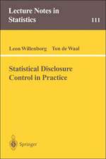 Statistical Disclosure Control in Practice