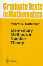 Elementary Methods in Number Theory