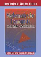 Mathematics for Economists ISE