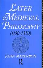 Later Medieval Philosophy