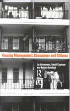 Housing Management, Consumers and Citizens