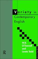 Variety in Contemporary English