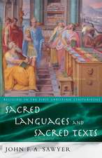 Sacred Languages and Sacred Texts