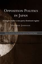 Opposition Politics in Japan: Strategies Under a One-Party Dominant Regime