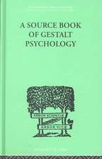 A Source Book Of Gestalt Psychology