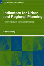 Indicators for Urban and Regional Planning