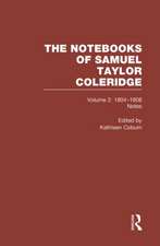 Coleridge Notebooks V2 Notes