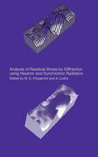 Analysis of Residual Stress by Diffraction using Neutron and Synchrotron Radiation