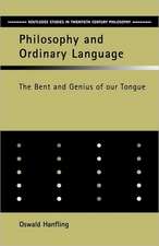 Philosophy and Ordinary Language