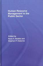 Human Resource Management in the Public Sector