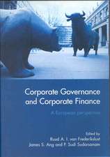 Corporate Governance and Corporate Finance: A European Perspective