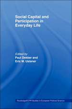 Social Capital and Participation in Everyday Life