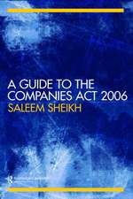 A Guide to The Companies Act 2006