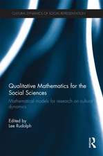 Qualitative Mathematics for the Social Sciences