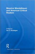 Maurice Mandelbaum and American Critical Realism