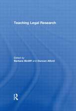 Teaching Legal Research