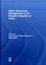 Water Resources Management in the People's Republic of China