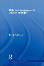 Hebrew Language and Jewish Thought