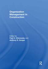 Organization Management in Construction