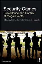 Security Games: Surveillance and Control at Mega-Events