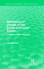 Resistance to Change in the Soviet Economic System (Routledge Revivals): A property rights approach