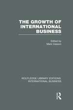 The Growth of International Business (RLE International Business)