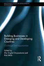 Building Businesses in Emerging and Developing Countries: Challenges and Opportunities