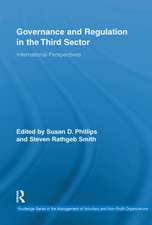 Governance and Regulation in the Third Sector: International Perspectives