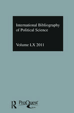 IBSS: Political Science: 2011 Vol.60: International Bibliography of the Social Sciences