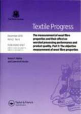 The Measurement of Wool Fibre Properties and their Effect on Worsted Processing Performance and Product Quality