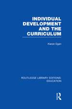 Individual Development and the Curriculum