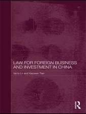 Law for Foreign Business and Investment in China