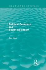 Political Economy and Soviet Socialism (Routledge Revivals)