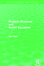 Political Economy and Soviet Socialism (Routledge Revivals)