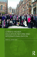 China's Higher Education Reform and Internationalisation