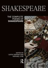 The Complete Poems of Shakespeare