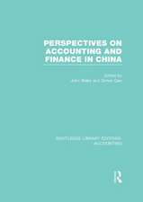 Perspectives on Accounting and Finance in China (Rle Accounting)