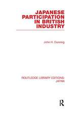 Japanese Participation in British Industry